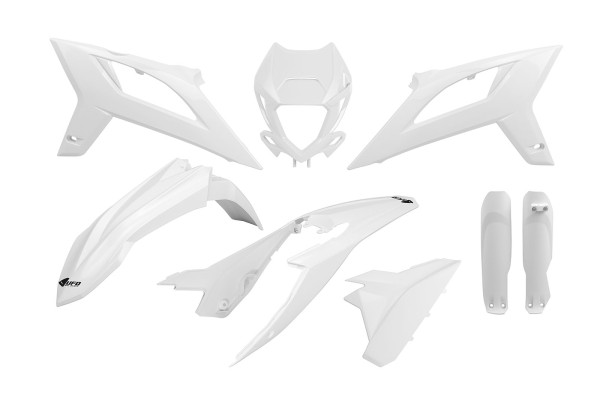 Full Plastic Kit white for Beta RR RACE 2T 250 - RR RACE 2T 300 - RR RACE 4T 350 - RR 4T 400 - RR 450 - RR RACE 2T 125 - RR ...